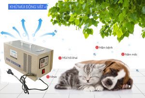 Máy Ozone Khử mùi vật nuôi