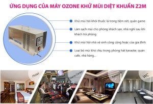 Máy ozone khử mùi tiệm net game